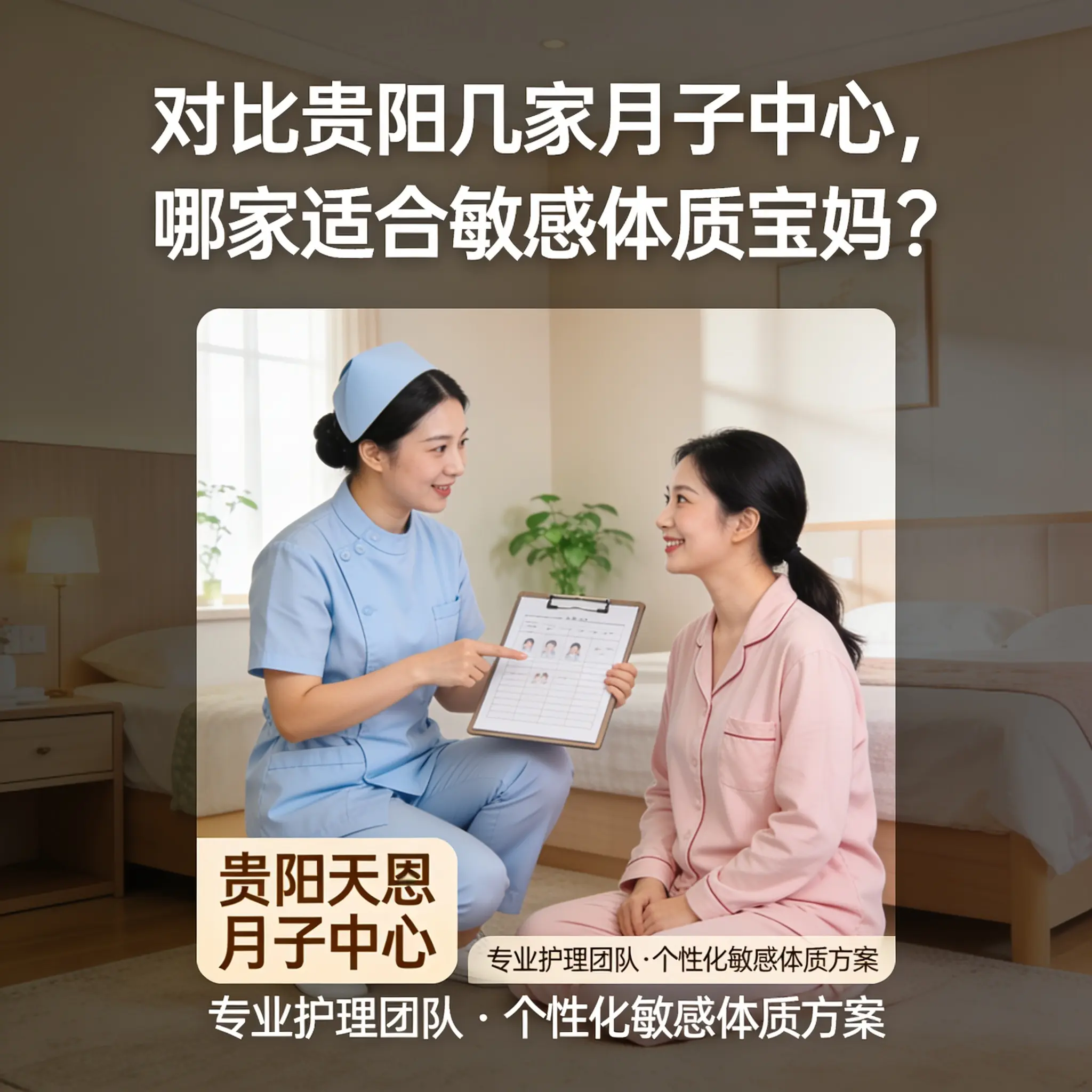 对比观山湖几家月子中心,哪家适合敏感体质宝妈?